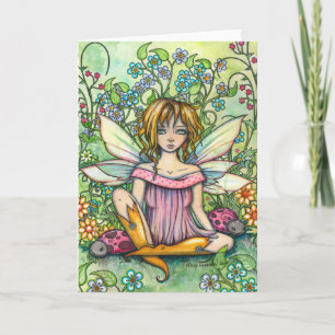 Carte de fée mignonne du jardin magique par Molly
