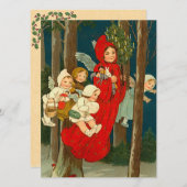 Carte de Féeries de Noël victorienne (Devant / Derrière)