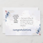 Carte de félicitations (Devant)