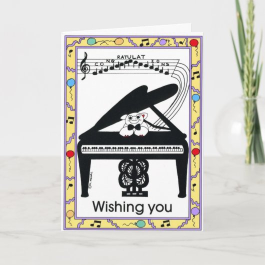 CARTE DE FÉLICITATIONS (Devant)