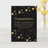 CARTE DE FÉLICITATIONS (Fleur jaune)