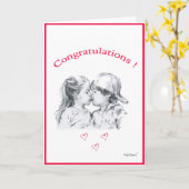 Carte de félicitations (Fleur jaune)