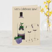 Carte de félicitations (Fleur jaune)