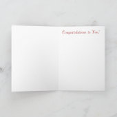 Carte de félicitations (Intérieur)