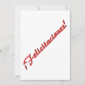 Carte de félicitations (Devant)