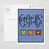 carte de félicitations (Devant / Derrière)