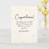 CARTE DE FÉLICITATIONS (Fleur jaune)