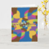 Carte de félicitations ! (Fleur jaune)