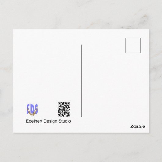 Carte de félicitations avec Hibou moyen-duc (Dos)