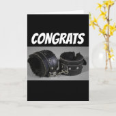 CARTE DE FÉLICITATIONS BACHELOR BACHELORETTE FUNNY (Fleur jaune)