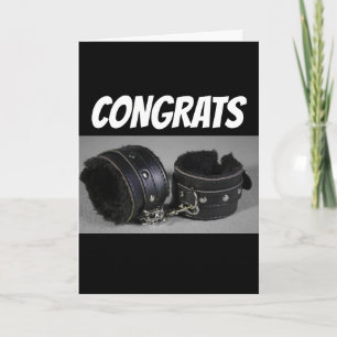 CARTE DE FÉLICITATIONS BACHELOR BACHELORETTE FUNNY