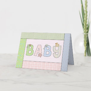 Carte de félicitations : Bébé