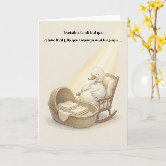 Carte de félicitations bébé chrétienne fait main (Fleur jaune)