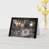 Carte de félicitations "Blacksmith Shop" (Fleur jaune)