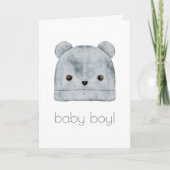 Carte de félicitations Boho Baby Boy Boy (Devant)