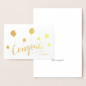 Carte de félicitations BTEC (Affichage)