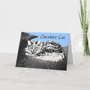Carte de félicitations Cheshire Cat