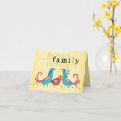 carte de félicitations d'adoption (Fleur jaune)