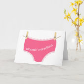 Carte de félicitations de Bloomin' Merveilleux (Fleur jaune)