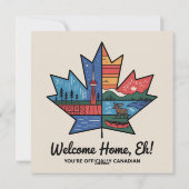 carte de félicitations de citoyenneté canadienne (Dos)