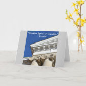 Carte de félicitations de diplôme en droit de (Fleur jaune)