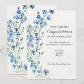 Carte de Félicitations de Diplôme | Maîtrise, Ses (Devant / Derrière)