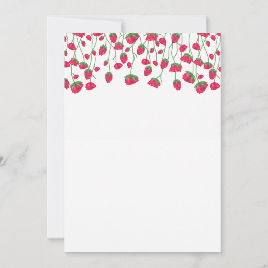 Carte de félicitations de fiançailles (Dos)