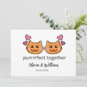 Carte de félicitations de fiançailles drôle à thèm (Debout devant)