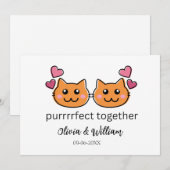 Carte de félicitations de fiançailles drôle sur le (Devant / Derrière)