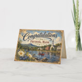 Carte de félicitations de Fryeburg Maine (Devant)