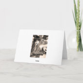 Carte de félicitations de la mère du marié avec mo (Dos)