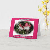 Carte de félicitations de mariage de Fuschia (Fleur jaune)