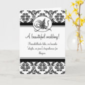 carte de félicitations de mariage dua damas islami (Fleur jaune)