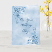 Carte de félicitations de mariage : Élégance de (Fleur jaune)