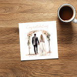 Carte de félicitations de mariée et de chambre heu<br><div class="desc">Célébrez l'occasion joyeuse avec cette carte de félicitations pour mariée et Mariage de chambre d'aquarelle. Cette belle carte présente une étonnante aquarelle illustrant l'essence de l'amour et du bonheur d'une mariée et d'un marié. Avec ses couleurs vives et ses détails artistiques, il est un moyen sincère de féliciter les jeunes...</div>