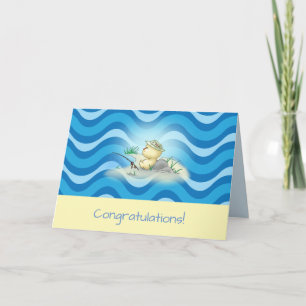Carte de félicitations de pêche Squishy Littlekins