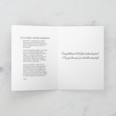 Carte de félicitations d'engagement catholique ave (Intérieur)