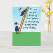 Carte de Félicitations Diplôme Échelle de la Réuss (Fleur jaune)