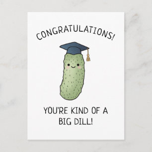 Carte de félicitations drôle de graduation avec Pi