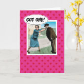 Carte de félicitations drôle pour fiançailles (Fleur jaune)