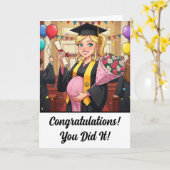 Carte de félicitations drôle pour une grossesse et (Fleur jaune)