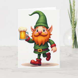 Carte de Félicitations du Gnome Chanceux