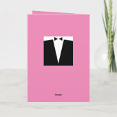 Carte de félicitations du Mariage chinois (Dos)