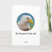 Carte de félicitations Eagle (Dos)