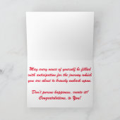 Carte de félicitations "EMPRESS Riverboat" (Intérieur)