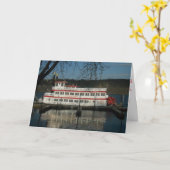 Carte de félicitations "EMPRESS Riverboat" (Fleur jaune)