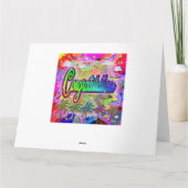 Carte de félicitations ~ Express Vista (Dos)