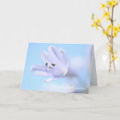 Carte de félicitations Fleur Magnifique (Fleur jaune)