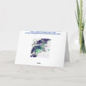 Carte de félicitations Floral Russe (Dos)