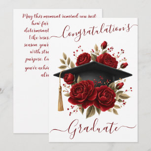Carte de Félicitations Florale